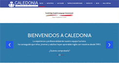 Desktop Screenshot of caledoniaingles.com